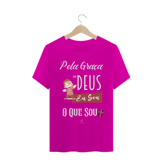 Nome do produtoCamiseta Masculina Claudia Bastos - Pela Graça de Deus