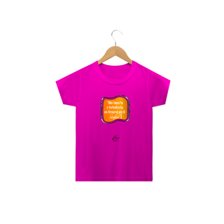 Nome do produtoCamiseta infantil Max Caleb - Não importa a Turbulência