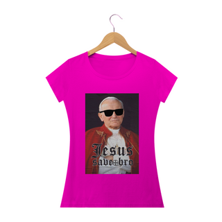 Nome do produtoCamiseta Feminina Felipe D'Aloia - Jesus Save Bro