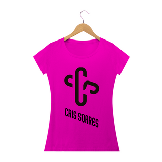 Nome do produtoCamiseta Feminina Cris Soares - CS em cruz