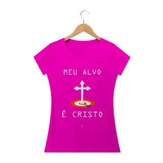 Nome do produtoCamiseta Feminina Claudia Bastos - Meu Alvo