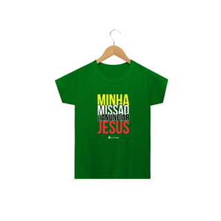 Nome do produtoCamiseta Infantil Phelippe Luz - Minha Missão