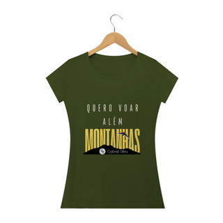 Nome do produtoCamiseta Feminina Gabriel Dilins - Quero Voar Além Montanhas