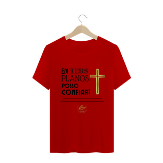 Nome do produtoCamiseta Masculina Max Caleb - Em Teus planos posso confiar