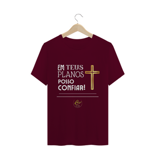 Nome do produtoCamiseta Masculina Max Caleb - Em Teus planos posso confiar