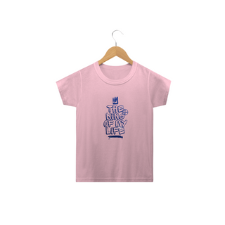 Nome do produtoCamiseta Infantil Felipe D'Aloia - The King of My Life