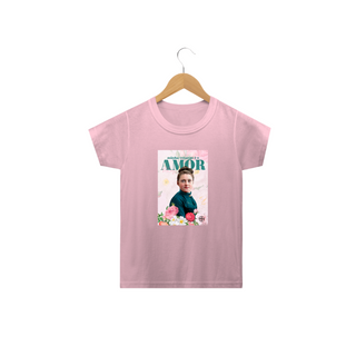 Nome do produtoCamiseta Infantil Felipe D'Aloia - Minha Vocação é o Amor