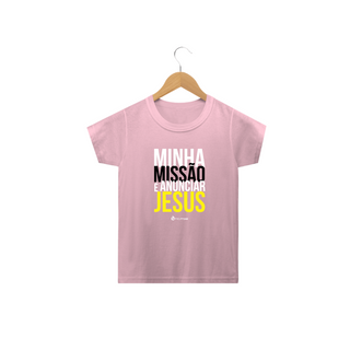 Nome do produtoCamiseta Infantil Phelippe Luz - Minha Missão 2