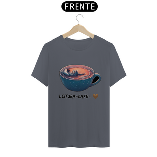 Nome do produtoT Shirt Unissex Leitura+café 2