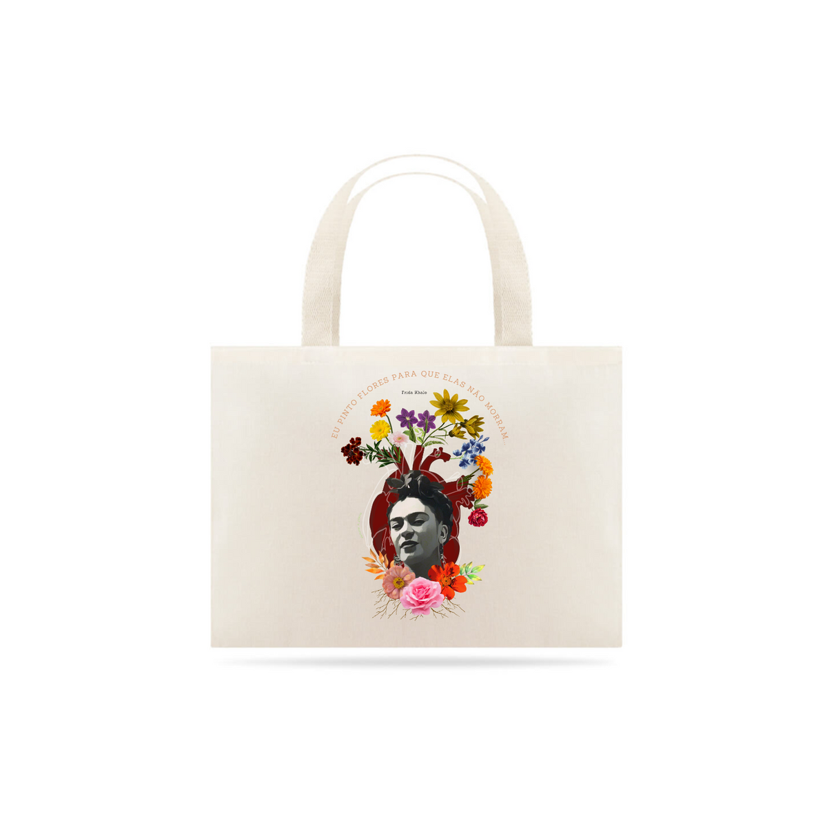 Nome do produto: Ecobag Quote Frida Khalo