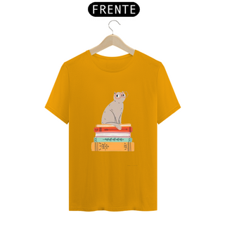 Nome do produtoT Shirt Unissex Cats and Books