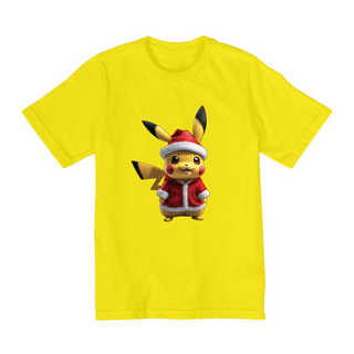 Nome do produtoT Shirt Infantil Pikachu Natalino