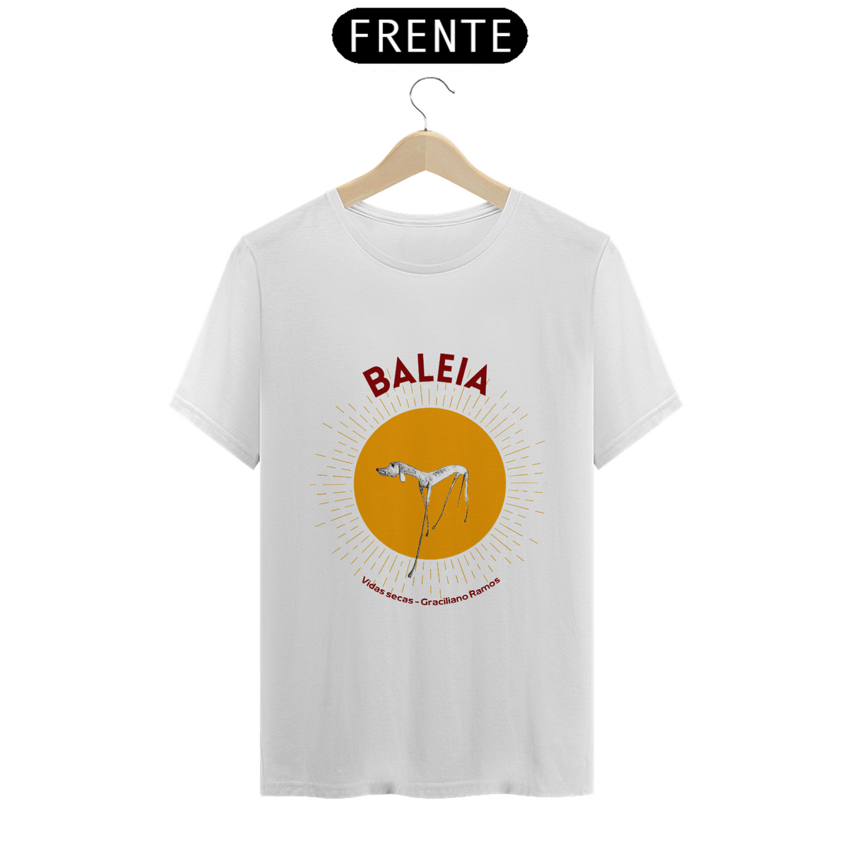 Nome do produto: T Shirt Unissex Baleia - Vidas Secas