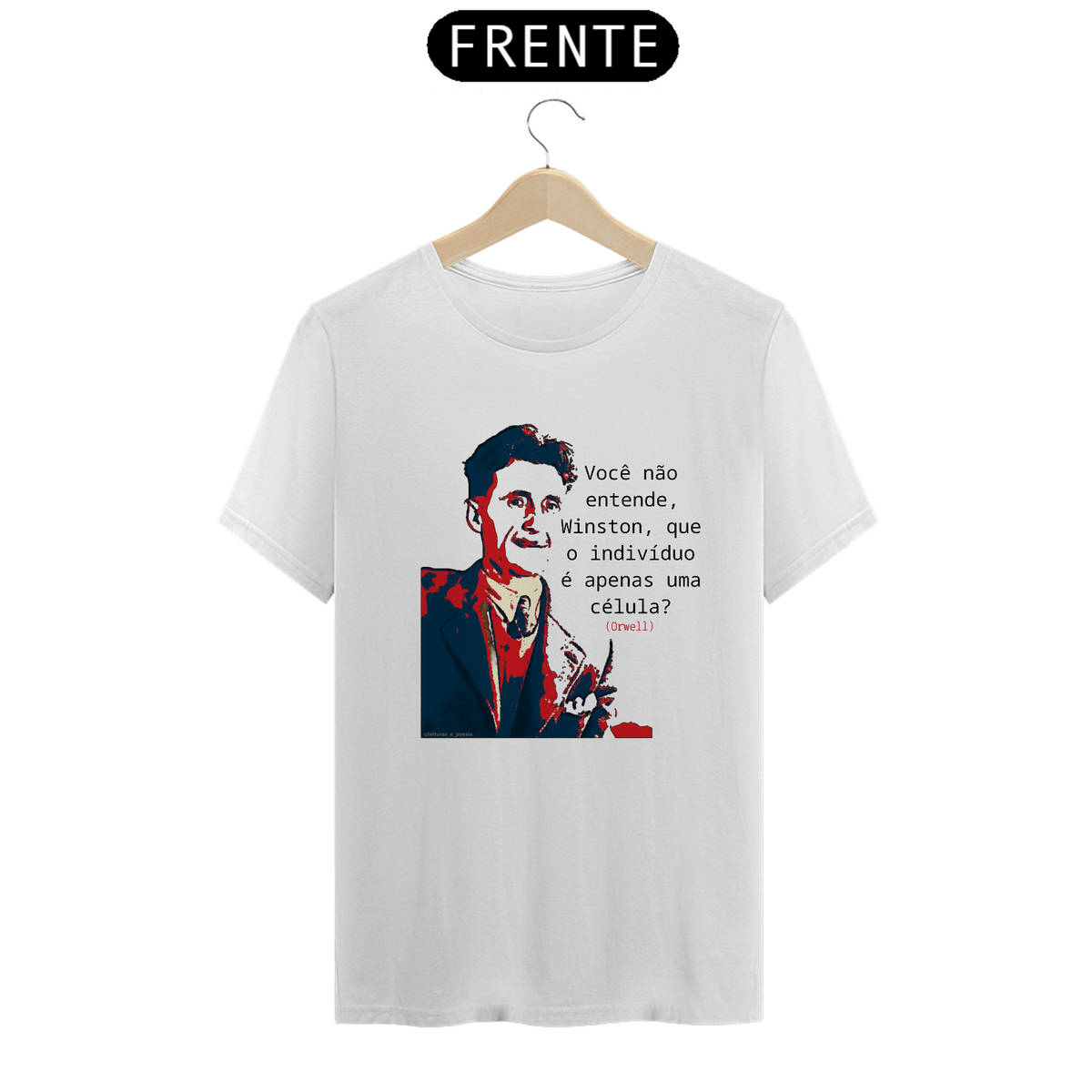 Nome do produto: T Shirt Unissex Orwell 1984