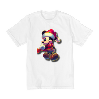 Nome do produtoT shirt infantil 2-8 Natalina Mickey