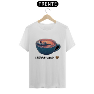 Nome do produtoT Shirt Unissex Leitura+café 2