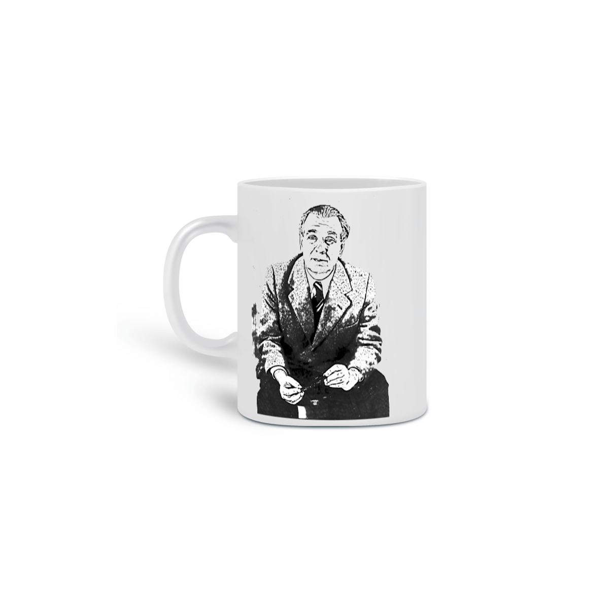 Nome do produto: Caneca Jorge Luis Borges