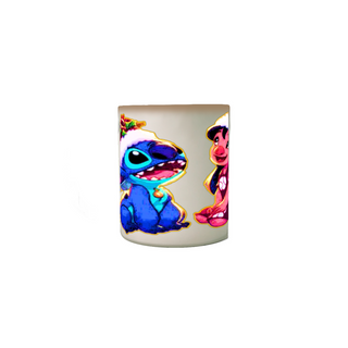 Nome do produtoCaneca Magica Lilo e Stitch Natalina