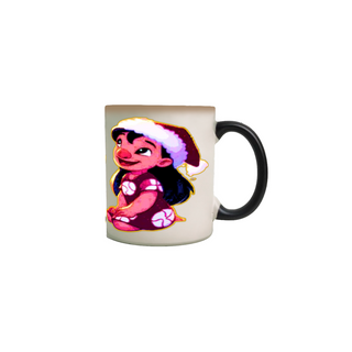 Nome do produtoCaneca Magica Lilo e Stitch Natalina