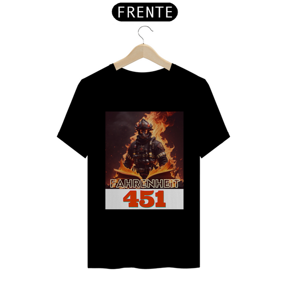 T SHirt Unissex Fahrenheit 451