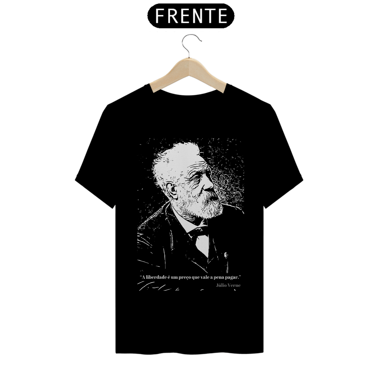 Nome do produto: T  shirt Unissex Julio Verne