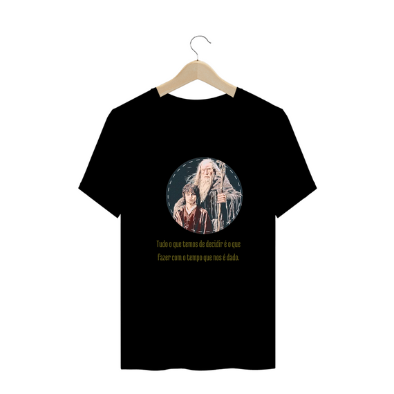 T Shirt Plus Size Frodo e Gandalf