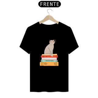 Nome do produtoT Shirt Unissex Cats and Books