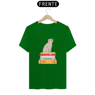 Nome do produtoT Shirt Unissex Cats and Books