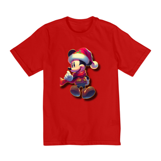 Nome do produtoT shirt infantil 2-8 Natalina Mickey