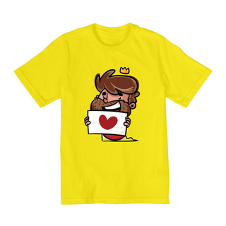 Nome do produtoT-shirt Infantil (10 a 14 anos) - Jesus placa do amor