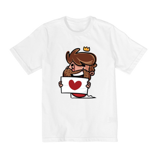 Nome do produtoT-shirt Infantil (10 a 14 anos) - Jesus placa do amor