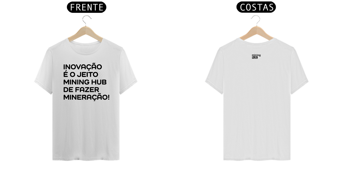 Nome do produto: T-shirt white — Jeito MH