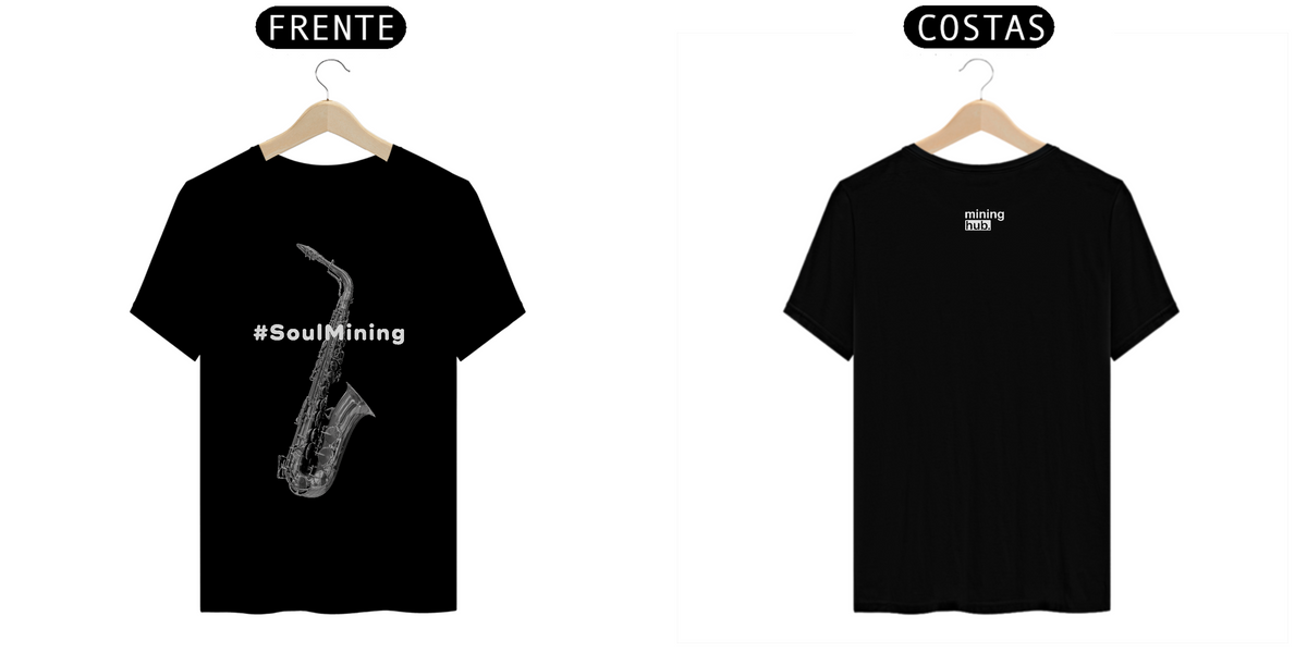 Nome do produto: T-shirt black — Soul Mining 