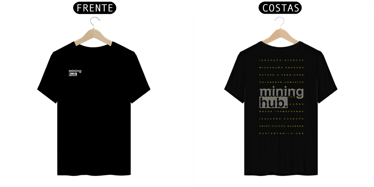 Nome do produto: T-shirt black — Futuro