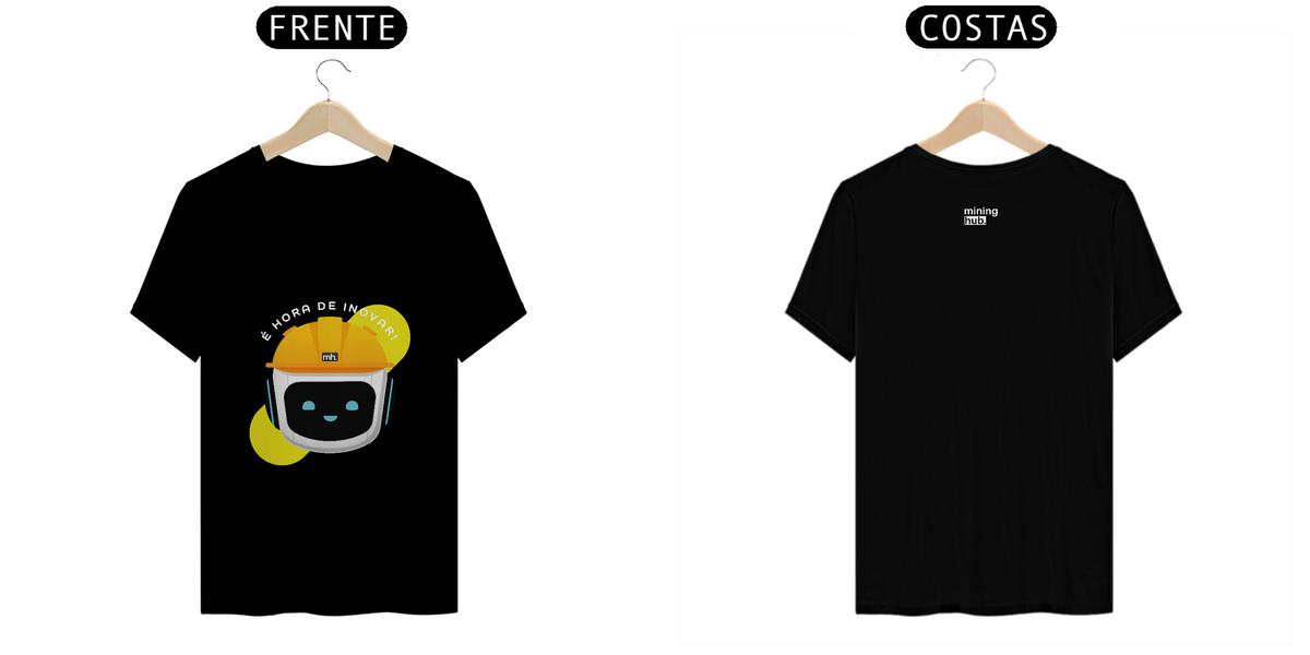 Nome do produto: T-shirt black — Hubbot