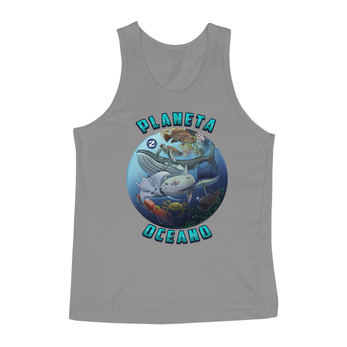 Nome do produto: Camiseta Regata Planeta Oceano