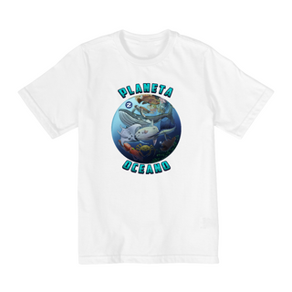 Nome do produtoCamiseta Infantil (2 a 8 anos) Planeta Oceano