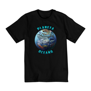 Nome do produtoCamiseta Infantil (2 a 8 anos) Planeta Oceano