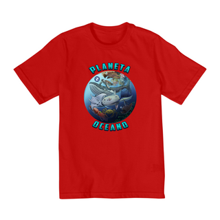 Nome do produtoCamiseta Infantil (2 a 8 anos) Planeta Oceano