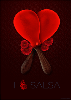 Nome do produtoI Love Salsa Poster