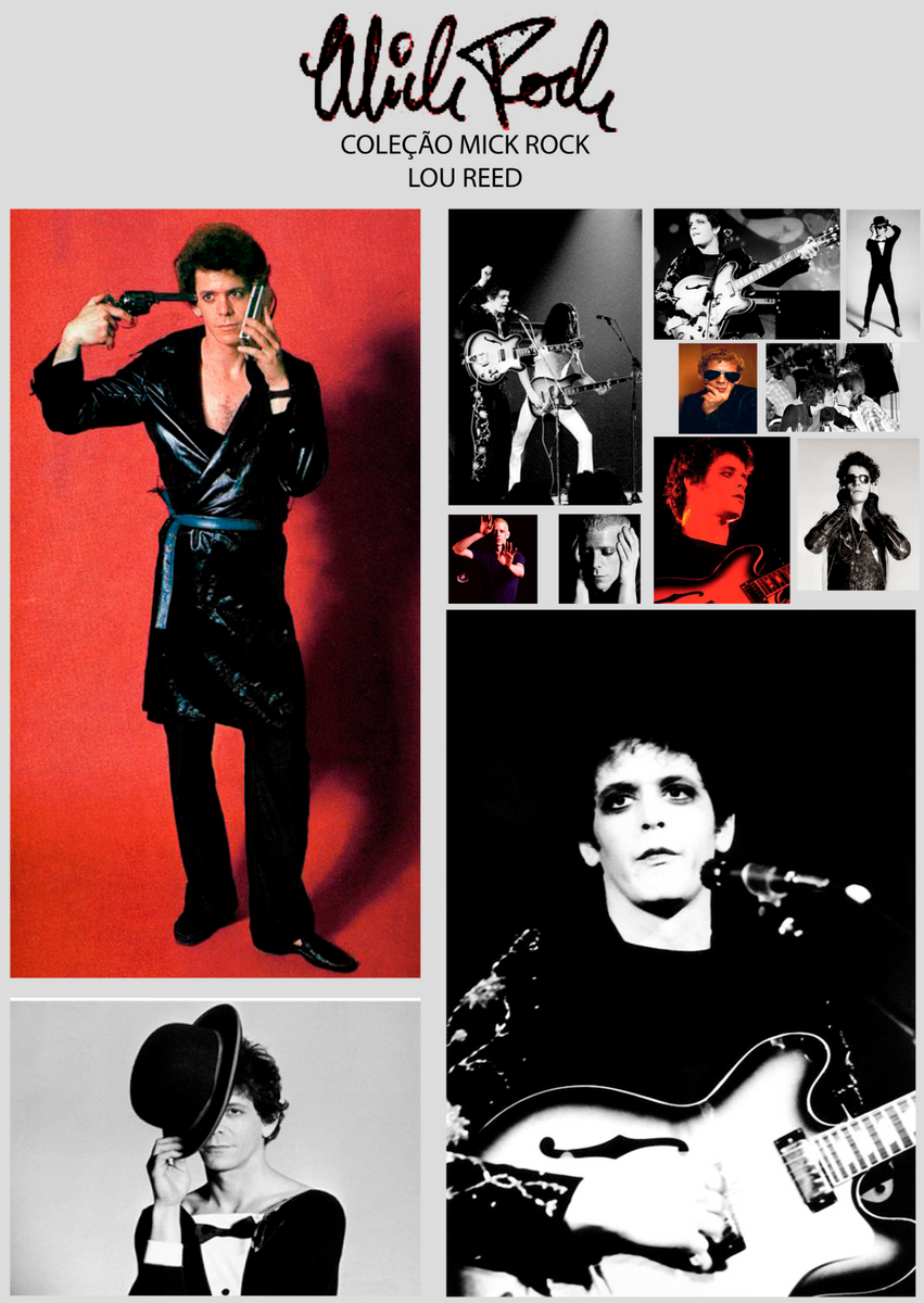 Nome do produto: Mick Rock - Lou Reed - Poster