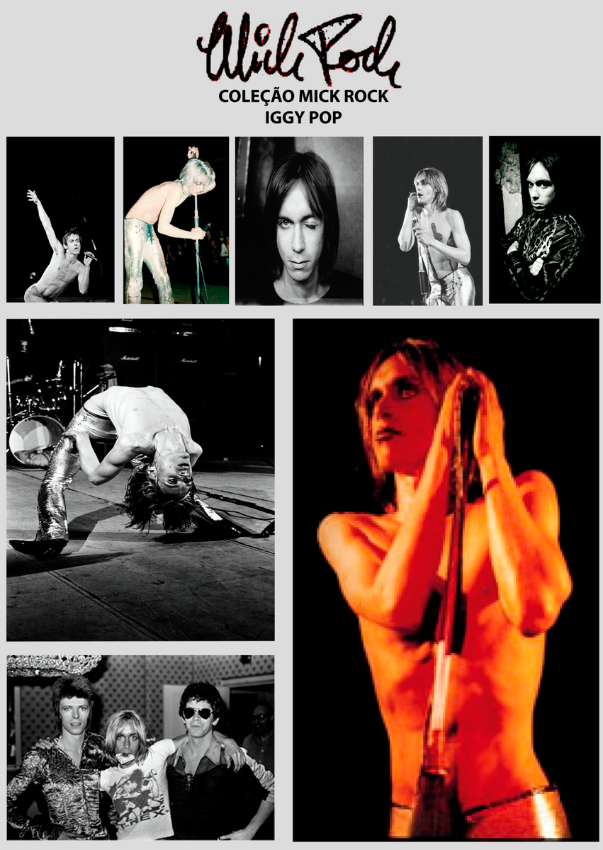 Nome do produto: Mick Rock - Iggy Pop - Poster