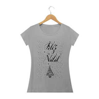 Nome do produtoCamiseta Baby Look Frase Feliz Natal