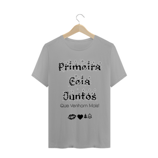 Nome do produtoCamiseta Frase Primeira Ceia Juntos