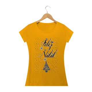 Nome do produtoCamiseta Baby Look Frase Feliz Natal