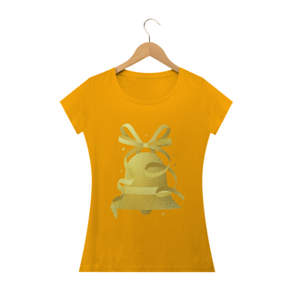 Nome do produtoCamiseta baby look Símbolo Sino Dourado