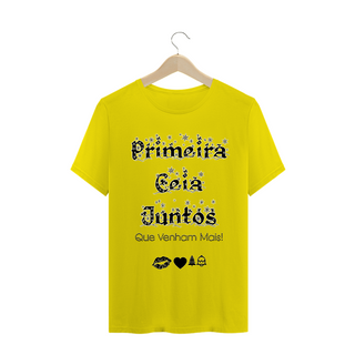 Nome do produtoCamiseta Frase Primeira Ceia Juntos