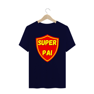 Camiseta Plus Size Frase Super Pai