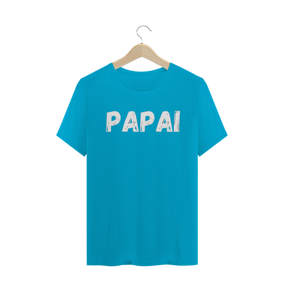 Camiseta do Papai t-shirt classic Letra branca
