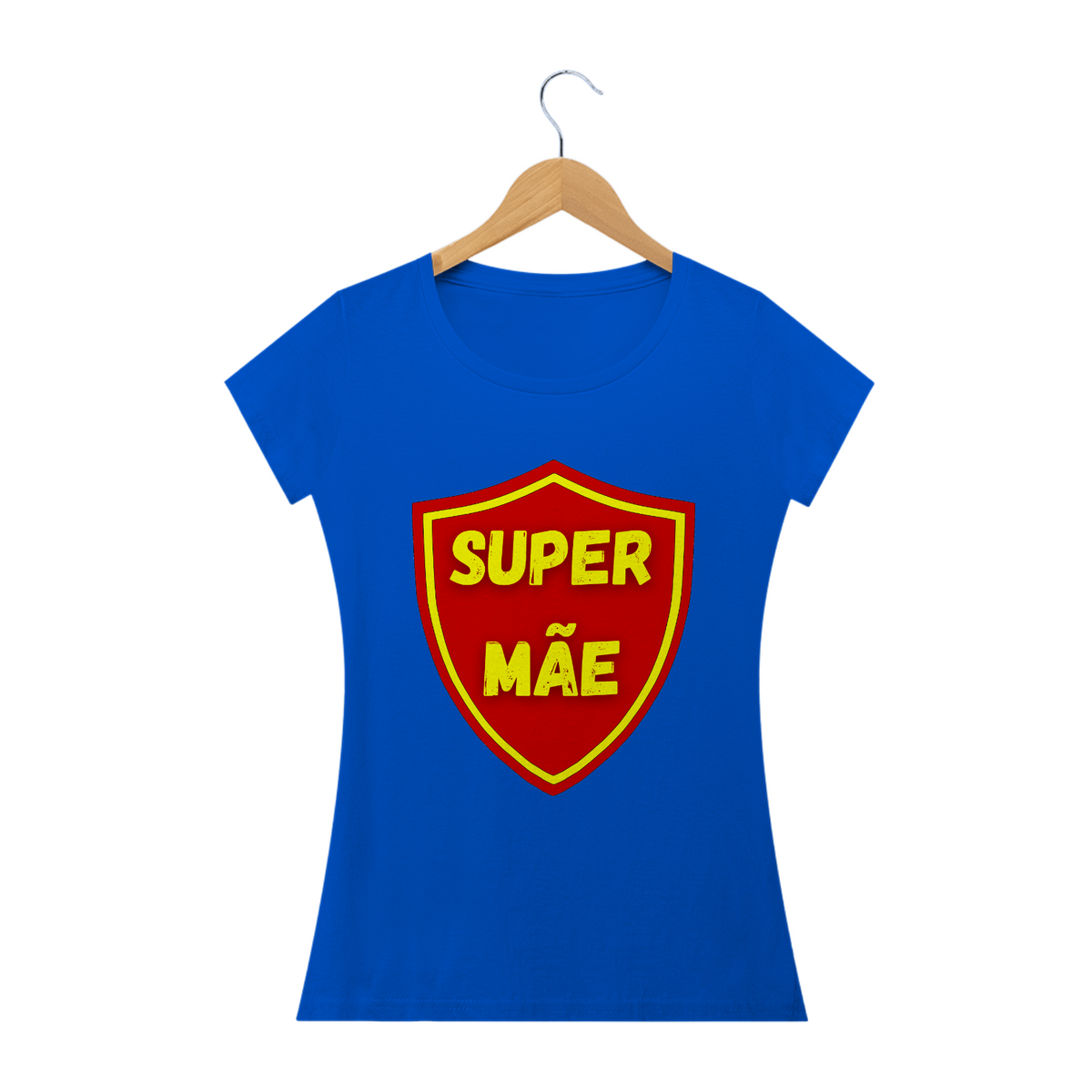 Nome do produto: Camiseta Baby Long Frase Super Mãe